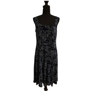 Chicos Travelers Size 1 Womens Medium M Dress Lady On Vacation Sleeveless